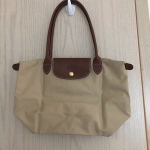 LONGCHAMP LE PLIAGE MEDIUM TOTE BEIGE